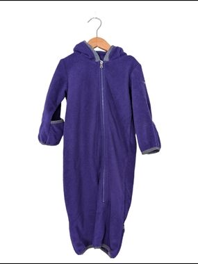 Columbia Purple Hooded Fleece One-Piece